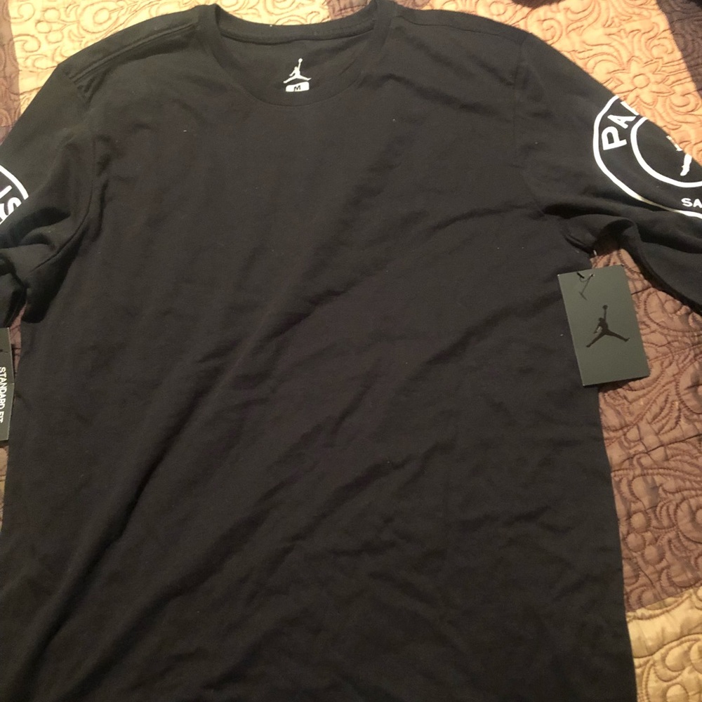 PSG x Jordan long sleeve black shirt
